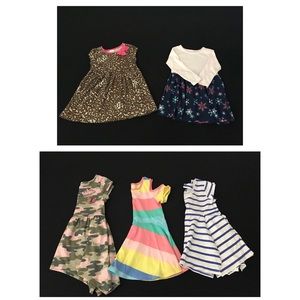 5 Toddlers Casual Dresses